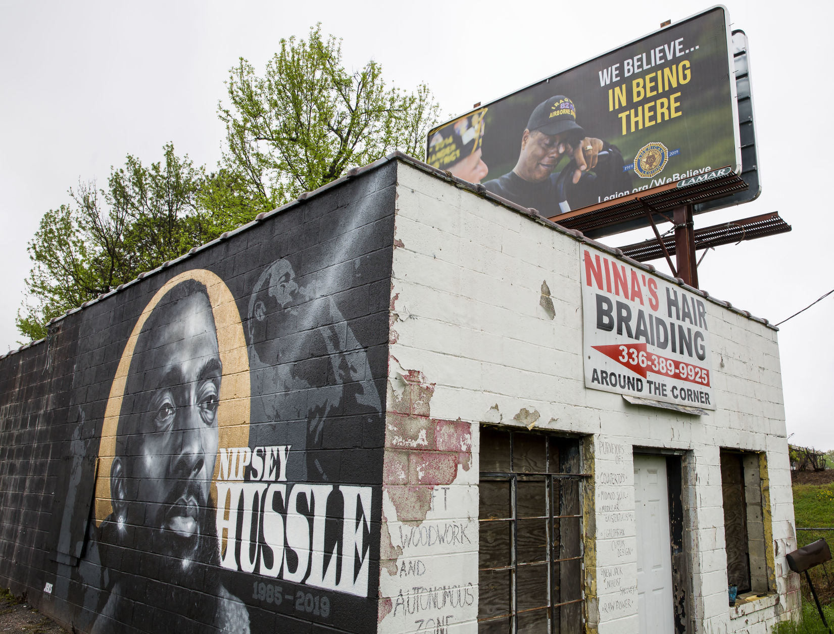 Nipsey Hussle mural in Greensboro